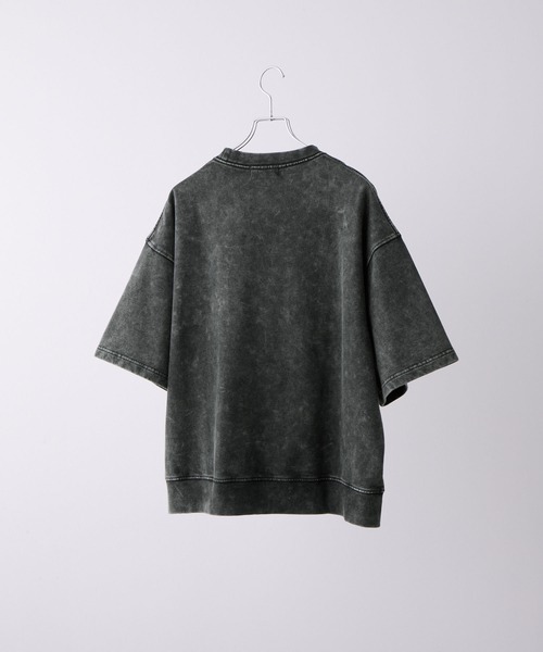 左胸の刺繍がポイントHermesクルー・ド・セル スウェットTシャツ 左胸の刺繍がポイントHermesクルー・ド・セル スウェットTシャツ