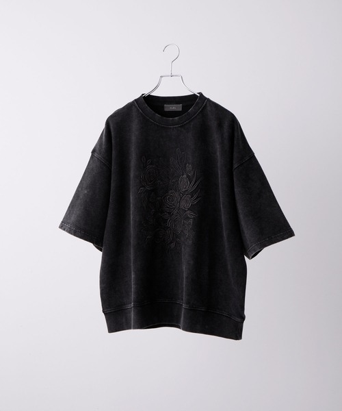 CLEL】Heavyweight Embroidery Design Sweat/ヘビーウェイト
