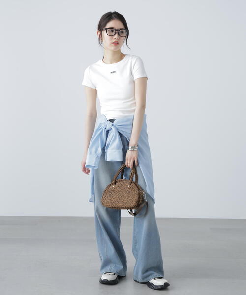 FREE'S MART(フリーズマート)の「◆ロゴ刺繍タグTシャツ(Tシャツ/カットソー・レディース・レッド/ブラック/ホワイト・FREE)」の18枚目の写真