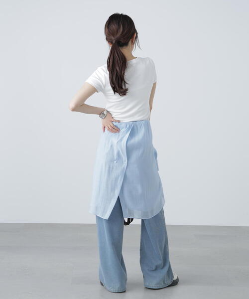 FREE'S MART(フリーズマート)の「◆ロゴ刺繍タグTシャツ(Tシャツ/カットソー・レディース・レッド/ブラック/ホワイト・FREE)」の19枚目の写真