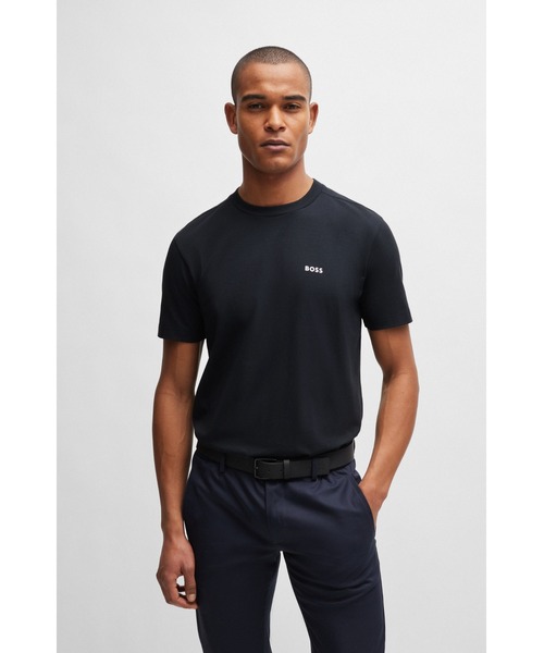 ★Hugo Boss★レギュラー フィット Tシャツ レギュラーフィットTシャツ ストレッチコットン コントラスト