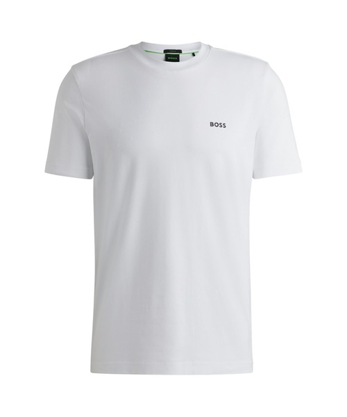 レギュラーフィットTシャツ ストレッチコットン コントラスト