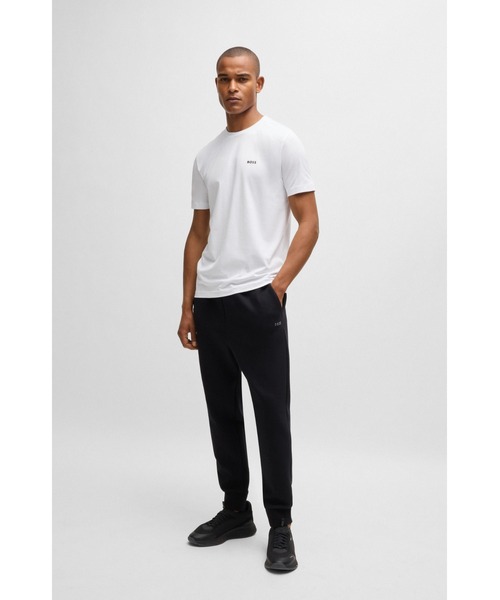 ★Hugo Boss★レギュラー フィット Tシャツ レギュラーフィットTシャツ ストレッチコットン コントラスト