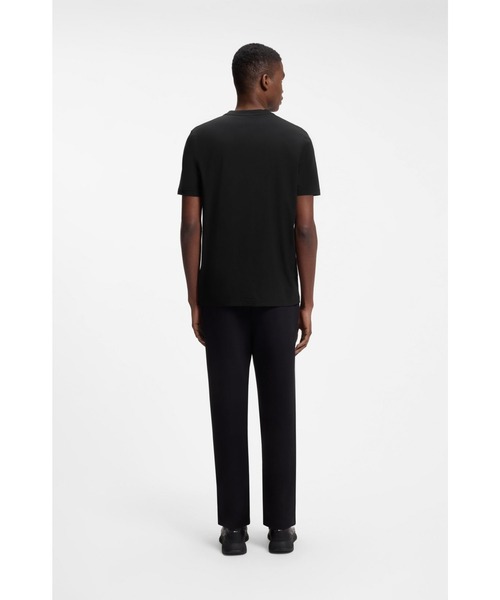 BOSS(ボス)の「レギュラーフィットTシャツ ストレッチコットン コントラストロゴ(Tシャツ/カットソー・メンズ・ブラック/ダークブルー/ホワイト・L/XXL/XL/M/S/XXXL)」の11枚目の写真