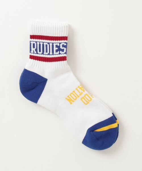 RUDIE'S(ルーディーズ)の「MIGHTY SOCKS(ソックス/靴下・メンズ・ホワイト×ブラック/ホワイト×ブルー・FREE)」の11枚目の写真