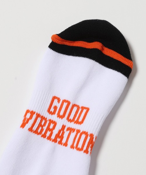 RUDIE'S(ルーディーズ)の「MIGHTY SOCKS(ソックス/靴下・メンズ・ホワイト×ブラック/ホワイト×ブルー・FREE)」の4枚目の写真