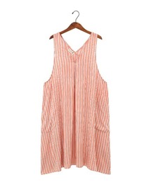 LBC（エルビーシー）の「エプロンストライプブロックプリント（エプロン）」