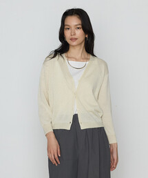 ☆美品☆AJUDA チュニック アジューダ 高級リネン 麻 カーディガン ☆美品☆AJUDA チュニック アジューダ 高級リネン 麻 カーディガン