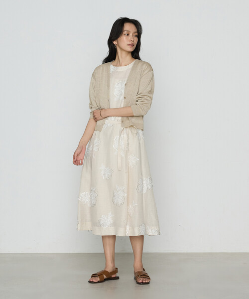 【ぽてと】結婚式　kaene ボレロ　ラメニットカーディガン(シルバー) kaene公式オンラインストア BOLELO / CARDIGAN（kaene）