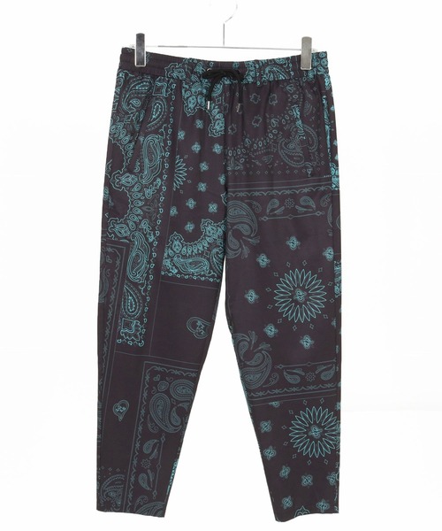 1minute 1second(ワンミニットワンセカンド)の「mp13514-bandana pattern tapered pants テーパードパンツ(その他パンツ・メンズ・ブラック×ホワイト/ホワイト×ブラック/ブラック×ブルー・S/M/L/XL)」の18枚目の写真