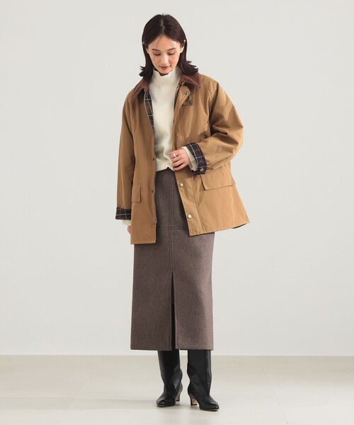 Barbour(バブアー)の「【別注】Barbour / BEDALE ジャケット(ブルゾン・レディース・ベージュ/ブラック/オリーブ・36/38)」の7枚目の写真