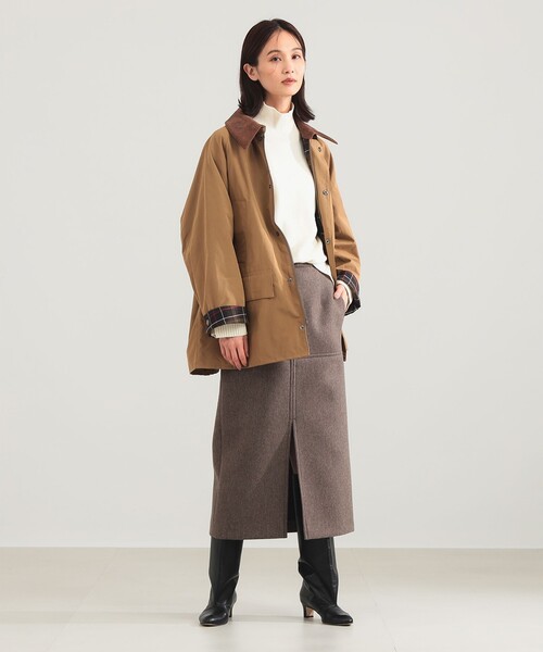 Barbour(バブアー)の「【別注】Barbour / BEDALE ジャケット(ブルゾン・レディース・ベージュ/ブラック/オリーブ・36/38)」の8枚目の写真