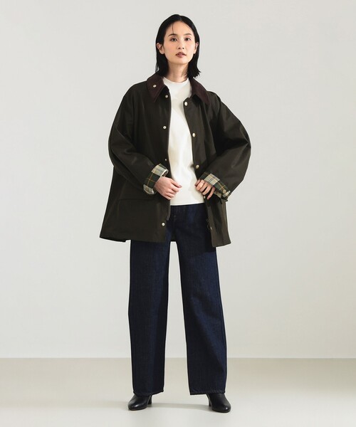 Barbour(バブアー)の「【別注】Barbour / BEDALE ジャケット(ブルゾン・レディース・ベージュ/ブラック/オリーブ・36/38)」の16枚目の写真