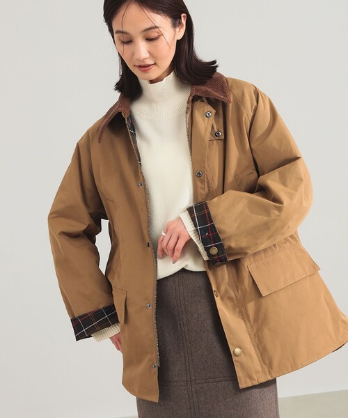 Barbour(バブアー)の「【別注】Barbour / BEDALE ジャケット(ブルゾン・レディース・ベージュ/ブラック/オリーブ・36/38)」の21枚目の写真