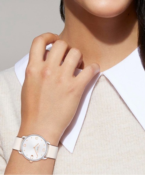 COACH（コーチ）の「【COACH】 コーチ ELLIOT レディース ウォッチ（アナログ腕時計・レディース・ホワイト/ブラック/スモークピンク・FREE）」の8枚目の写真