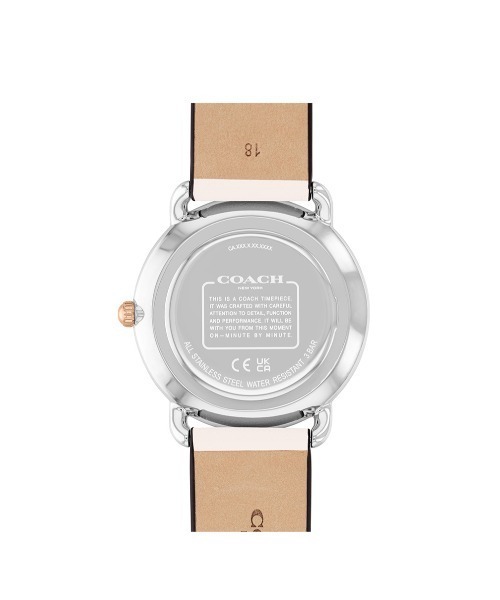 COACH（コーチ）の「【COACH】 コーチ ELLIOT レディース ウォッチ（アナログ腕時計・レディース・ホワイト/ブラック/スモークピンク・FREE）」の7枚目の写真