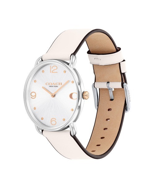 COACH（コーチ）の「【COACH】 コーチ ELLIOT レディース ウォッチ（アナログ腕時計・レディース・ホワイト/ブラック/スモークピンク・FREE）」の9枚目の写真