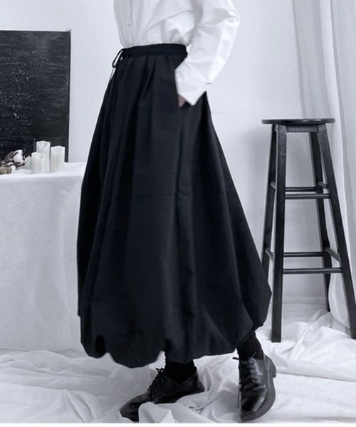 SallyLunn（サリーラン）の「バルーンボリュームロングスカート（Tシャツ/カットソー・レディース・ブラック・MEDIUM/LARGE）」の6枚目の写真