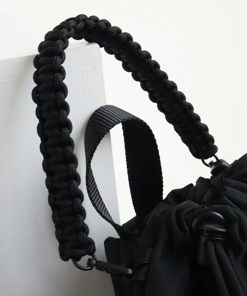 ADAMPATEK/アダムパテック】double pockets drawstring backpack