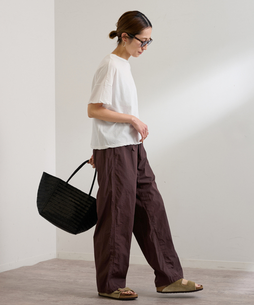FRAMeWORK(フレームワーク)の「≪追加≫loomer/ルーマー 別注ボタニカルダイパンツ(その他パンツ・レディース・コバルトブルー/ブラウン/ピンク・FREE)」の6枚目の写真