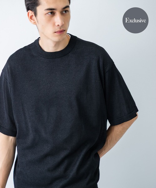 別注』crepuscule×UR Washi Knit Short-Sleeve T-shirts（ニット
