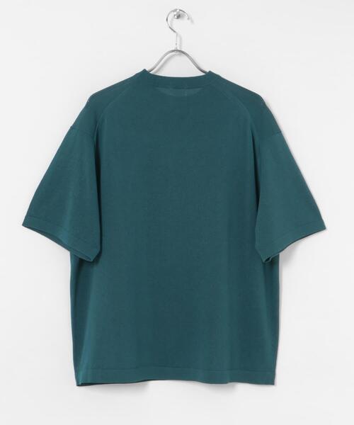 crepuscule（クレプスキュール）の「『別注』crepuscule×UR　Washi Knit Short-Sleeve T-shirts（ニット/セーター・メンズ・チャコールグレー/ブラック/グリーン・1/2）」の13枚目の写真