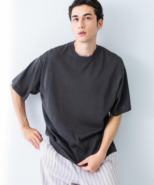 crepuscule（クレプスキュール）の「『別注』crepuscule×UR　Washi Knit Short-Sleeve T-shirts（ニット/セーター・メンズ・チャコールグレー/ブラック/グリーン・1/2）」の17枚目の写真