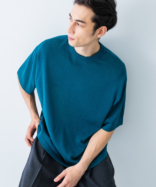 別注』crepuscule×UR Washi Knit Short-Sleeve T-shirts（ニット