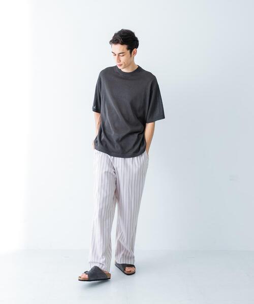 セール】『別注』crepuscule×UR Washi Knit Short-Sleeve T