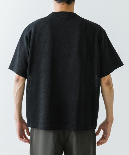 セール】『別注』crepuscule×UR Washi Knit Short-Sleeve T-shirts