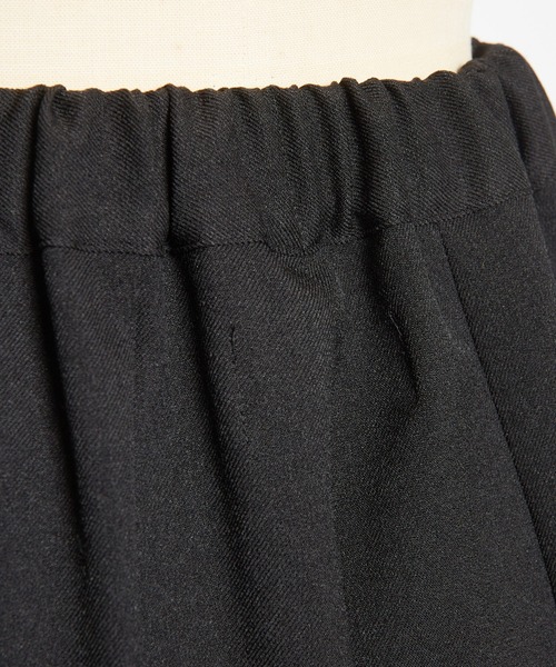 gomme（ゴム）の「ウーリーツイル　リンプルパンツ（その他パンツ・レディース・ボルドー/ブラック/チャコールグレー・MEDIUM）」の10枚目の写真