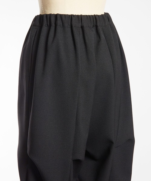 gomme（ゴム）の「ウーリーツイル　リンプルパンツ（その他パンツ・レディース・ボルドー/ブラック/チャコールグレー・MEDIUM）」の11枚目の写真