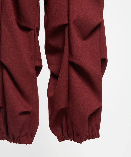 gomme（ゴム）の「ウーリーツイル　リンプルパンツ（その他パンツ・レディース・ボルドー/ブラック/チャコールグレー・MEDIUM）」の15枚目の写真