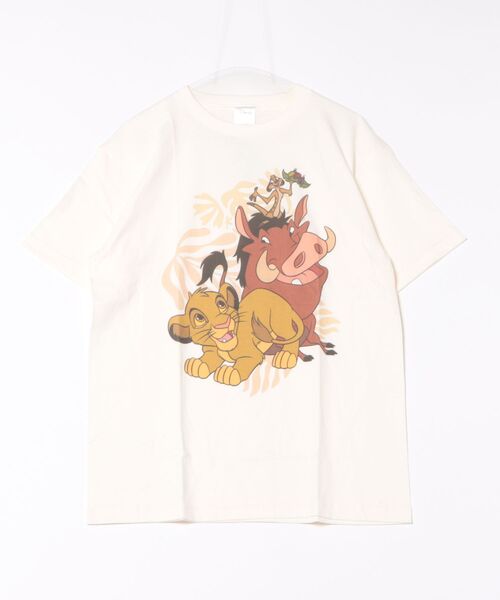 Disney（ディズニー）の「【 Disney 】 キャラクターＴシャツB 25S5（Tシャツ/カットソー・レディース・パープル系その他/ライトパープル/ライトピンク/オフホワイト/ブルー/ライトイエロー・LARGE/X-LARGE）」の2枚目の写真