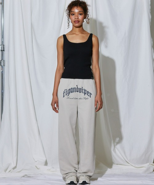 FIG&VIPER（フィグアンドバイパー）の「カップ付 Basic Liberty タンク（タンクトップ・レディース・ピンク/ブラック/ホワイト・FREE）」の9枚目の写真