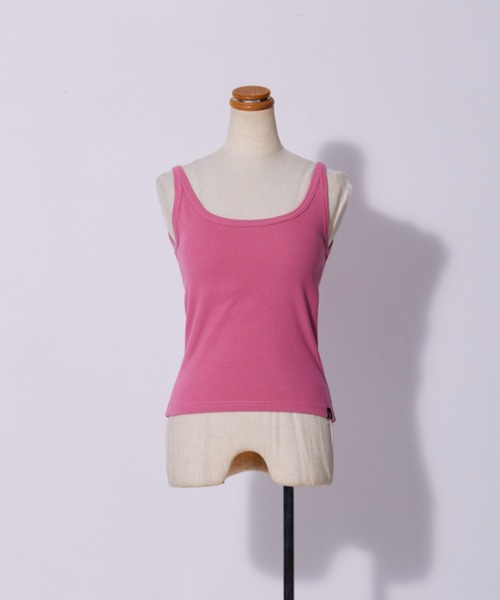 FIG&VIPER（フィグアンドバイパー）の「カップ付 Basic Liberty タンク（タンクトップ・レディース・ピンク/ブラック/ホワイト・FREE）」の4枚目の写真