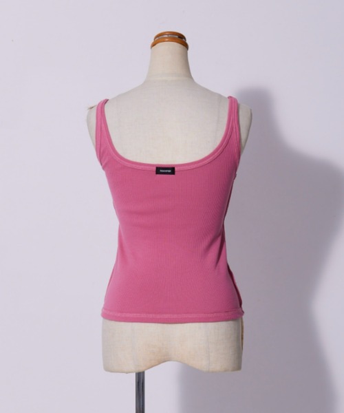 FIG&VIPER（フィグアンドバイパー）の「カップ付 Basic Liberty タンク（タンクトップ・レディース・ピンク/ブラック/ホワイト・FREE）」の13枚目の写真