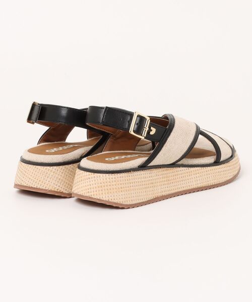 Scrap Book（スクラップブック）の「【GIOSEPPO】LYNNE SANDAL（サンダル・レディース・ブラック・38/37）」の3枚目の写真