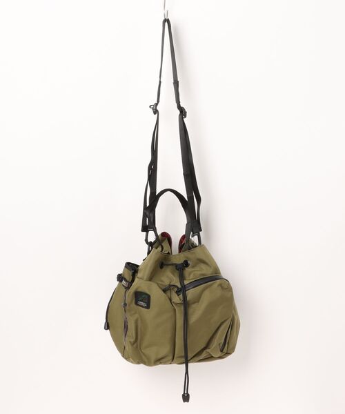 AS2OV（アッソブ）の「【AS2OV/アッソブ】 CORDURA STANDARD SERIES DRAWSTRING SHOULDER（ショルダーバッグ・メンズ・グレー/ブラック/カーキ/ネイビー/キャメル・FREE）」の18枚目の写真