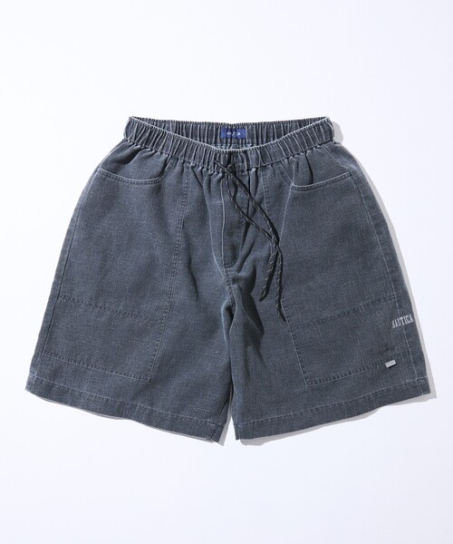 NAUTICA（ノーティカ）の「NAUTICA/ノーティカ ワイドシルエット フェード加工 スピンドル イージーショートパンツ（その他パンツ・メンズ・チャコールグレー/ネイビー・MEDIUM/LARGE/X-LARGE）」の2枚目の写真
