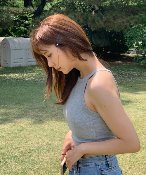 セール】【カップ付き】アメリカンスリーブショートタンクトップ