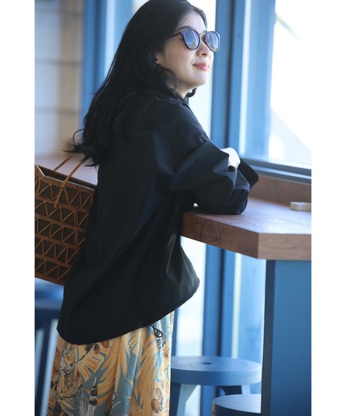 tシャツ （黒）夏もアクティブな私の為のUVカットラッシュガードプルオーバートップス レディース 黒）夏もアクティブな私の為のUVカットラッシュガードプル