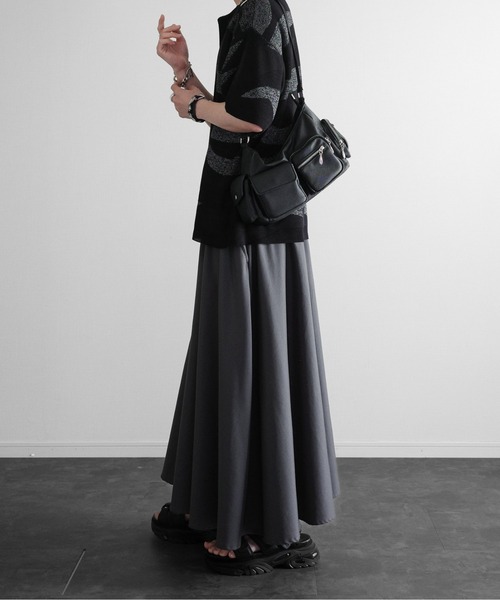 KUUUPY（クーピー）の「Nuance Lame Skipper Knit Polo - ニュアンス ラメ スキッパーニットポロ（ポロシャツ・メンズ・ブルー/ブラック・SMALL/MEDIUM/LARGE）」の19枚目の写真