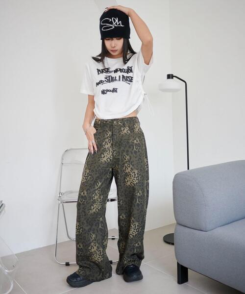 WEGO(ウィゴー)の「WEGO/レオパードワイドストレートパンツ(その他パンツ・レディース・その他1・SMALL/MEDIUM)」の16枚目の写真