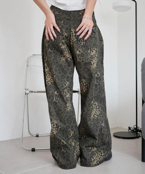 WEGO(ウィゴー)の「WEGO/レオパードワイドストレートパンツ(その他パンツ・レディース・その他1・SMALL/MEDIUM)」の13枚目の写真