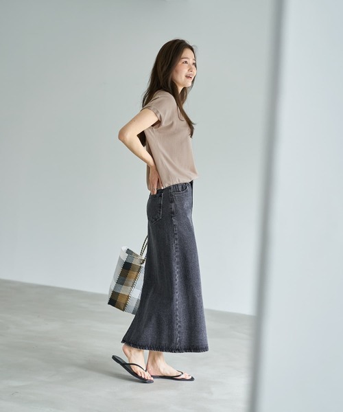 ニット セーター サラッと涼しい薄手なVネックニットトップス レディース STYLE DELI ニット セーター サラッと涼しい薄手なVネックニット
