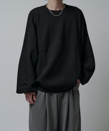 Lui's 赤黒パターン ニットセーター M ラメ ニット セーター[品番：TY000008698]｜teddyshop（テディー