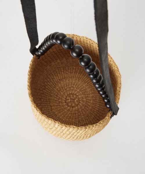 HOUSE OF LOTUS（ハウスオブロータス）の「ウッドビーズハンドルバッグ（ショルダーバッグ・レディース・ベージュ・FREE）」の15枚目の写真