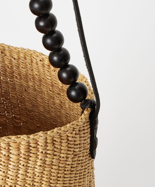 HOUSE OF LOTUS（ハウスオブロータス）の「ウッドビーズハンドルバッグ（ショルダーバッグ・レディース・ベージュ・FREE）」の16枚目の写真