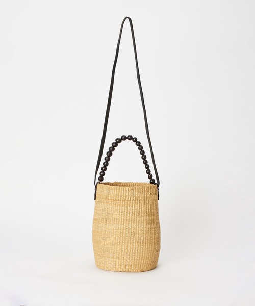 HOUSE OF LOTUS（ハウスオブロータス）の「ウッドビーズハンドルバッグ（ショルダーバッグ・レディース・ベージュ・FREE）」の19枚目の写真